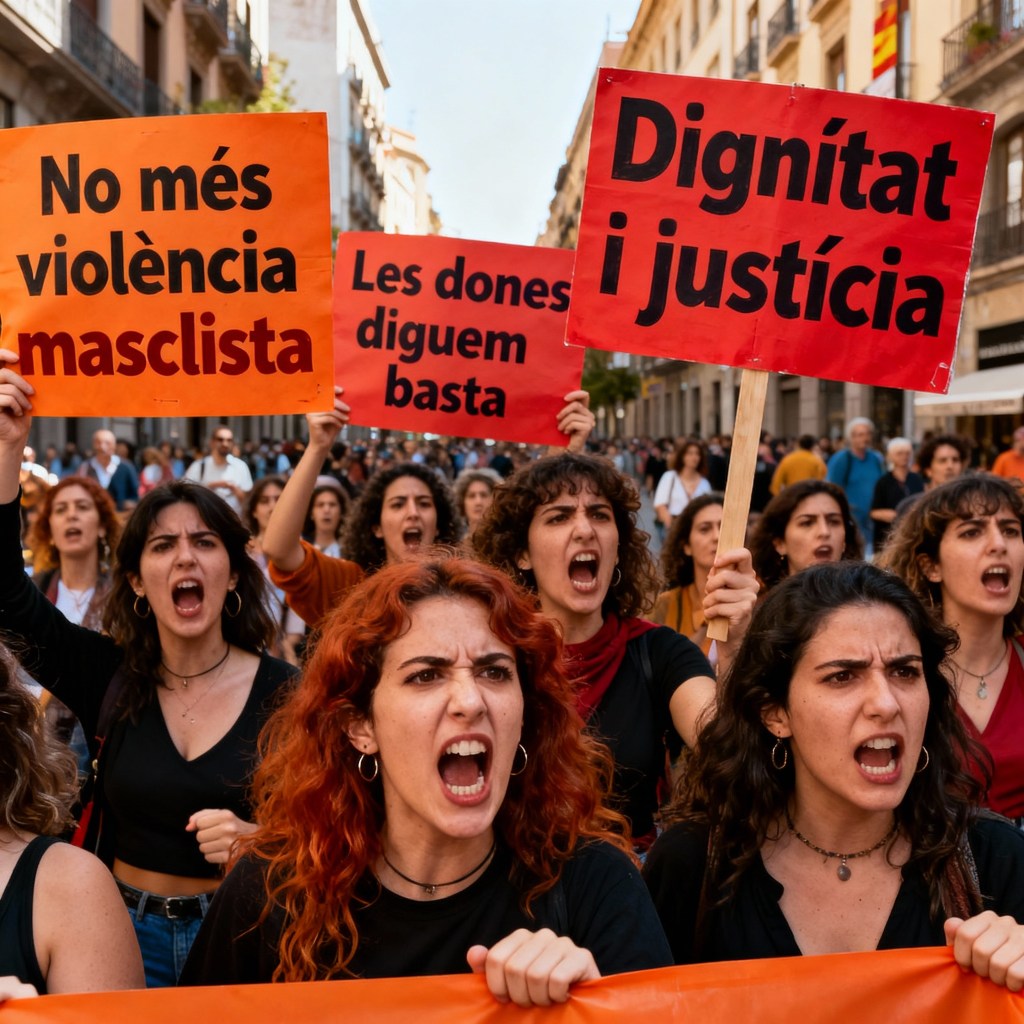 Grup de dones manifestant-se